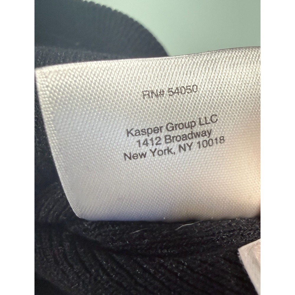 Anne Klein Half Sleeve Turtleneck Sweater Black Top Womens -Sz M Tag Reads AL - Picture 11 of 15
